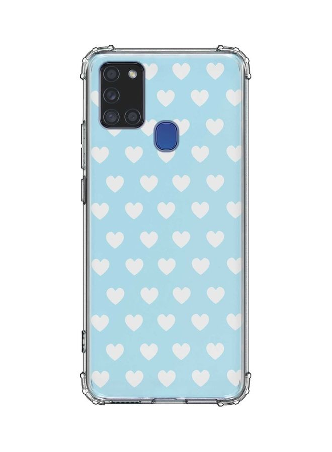 غطاء حماية واقٍ لهاتف سامسونج جالاكسي A21s قلوب صغيرة