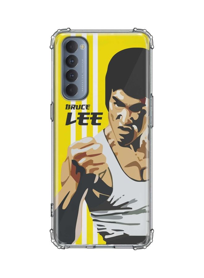 غطاء حماية بطبعة من فيلم "Fist Of Fury" لجهاز أوبو رينو 4 برو 4G متعدد الألوان