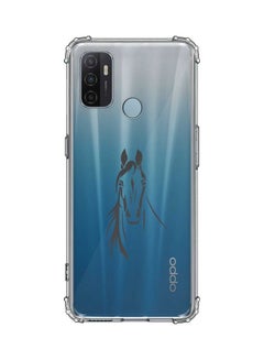 Arabian Stallion Printed Protective Case Cover for Oppo A53 Multicolour