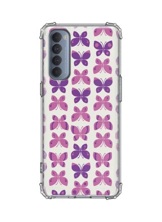 Sweet Butterfly Protective Case Cover For Oppo Reno4 Pro 4G Multicolour - v1619960249/N47102276A_1