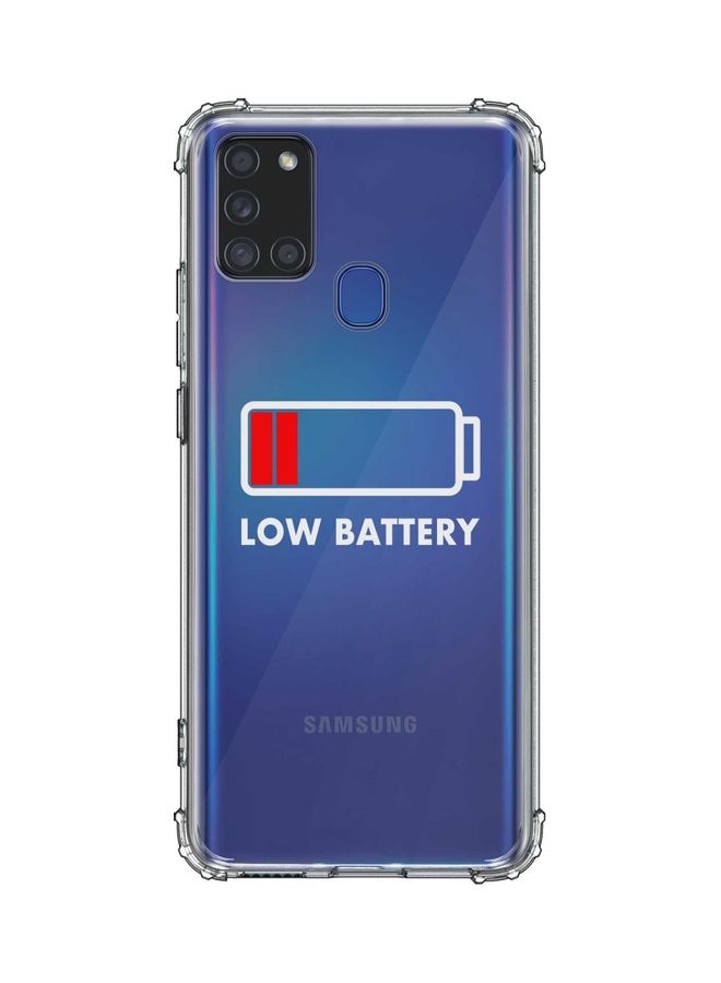 Stylizedd Protective Case Cover for Samsung Galaxy A21s Transparent