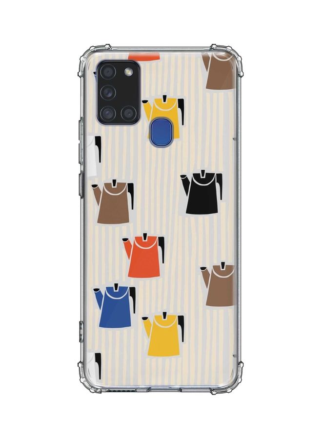 Heavy Kettle Protective Case Cover For Samsung Galaxy A21s Multicolour