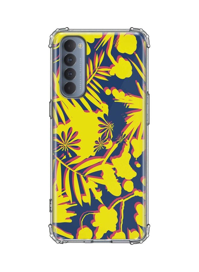 Hawaii Jungle Protective Case Cover For Oppo Reno4 Pro 4G Multicolour