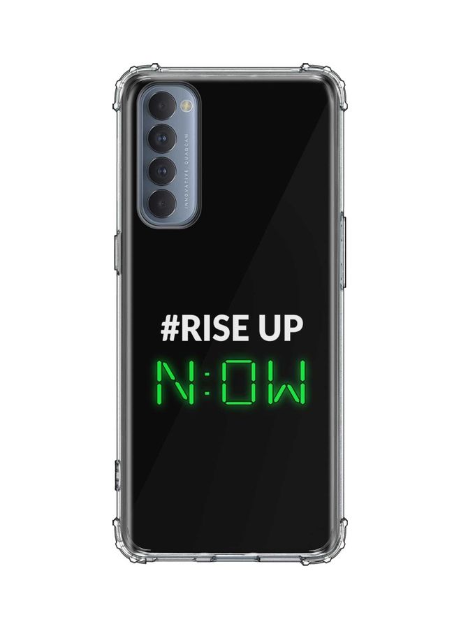 Stylizedd Rise Up Protective Case Cover For  Oppo Reno4 Pro 4G Multicolour