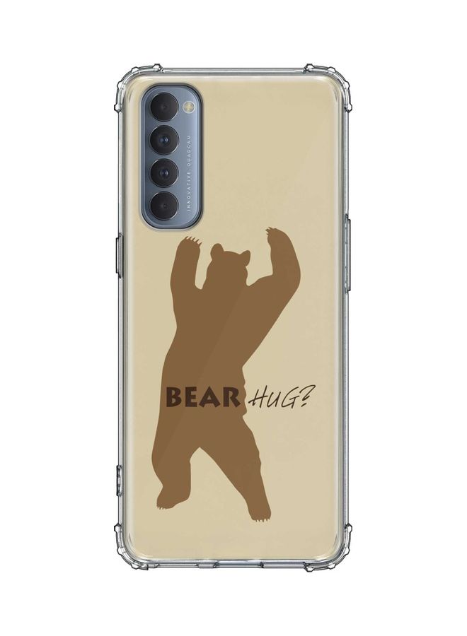 Stylizedd Bear Hug Protective Case Cover For  Oppo Reno4 Pro 4G Multicolour