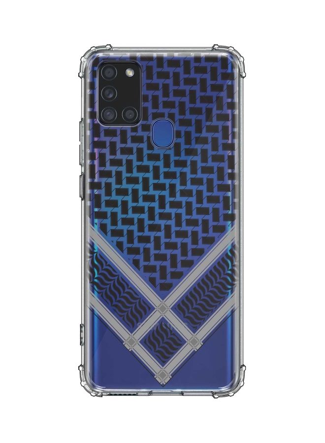 غطاء حماية واقٍ لهاتف سامسونج جالاكسي A21s شماغ النصر