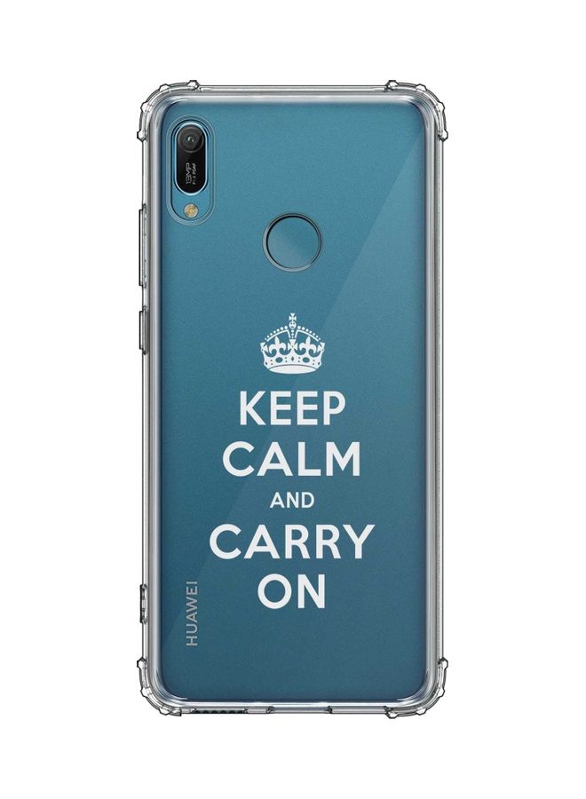Stylizedd Protective Case Cover for Huawei Y6 Prime 2019 Clear