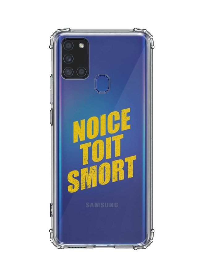 غطاء حماية واقي لهاتف سامسونج جالاكسي A21s شفاف