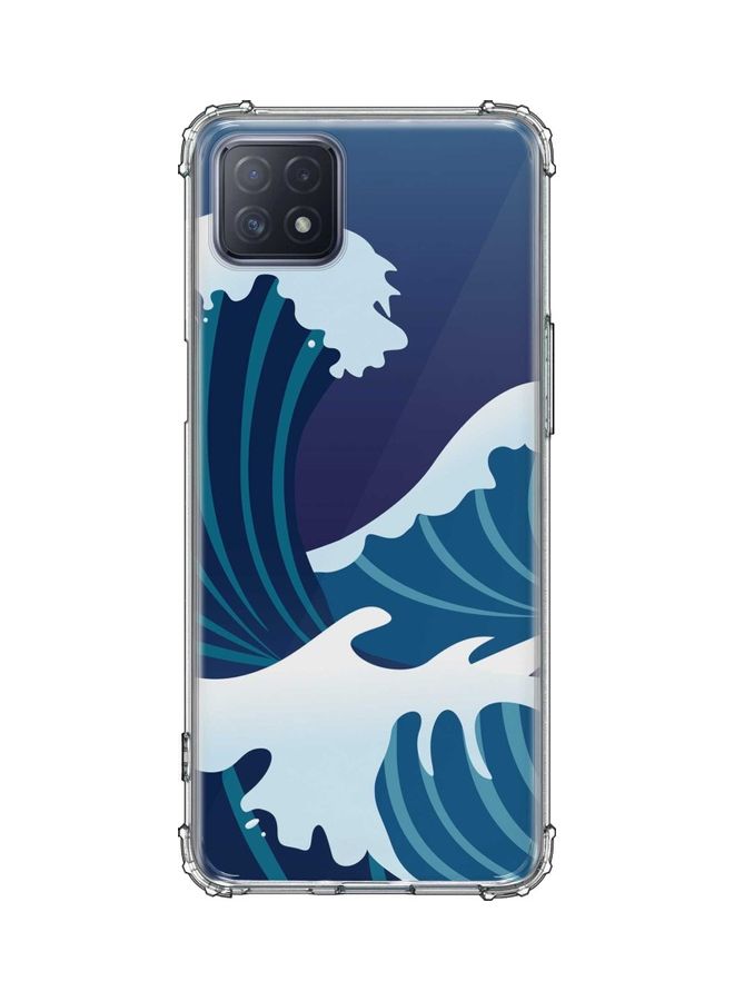Stylizedd Japanese Sea Protective Case Cover For Oppo A73 5G / A72 Multicolour 