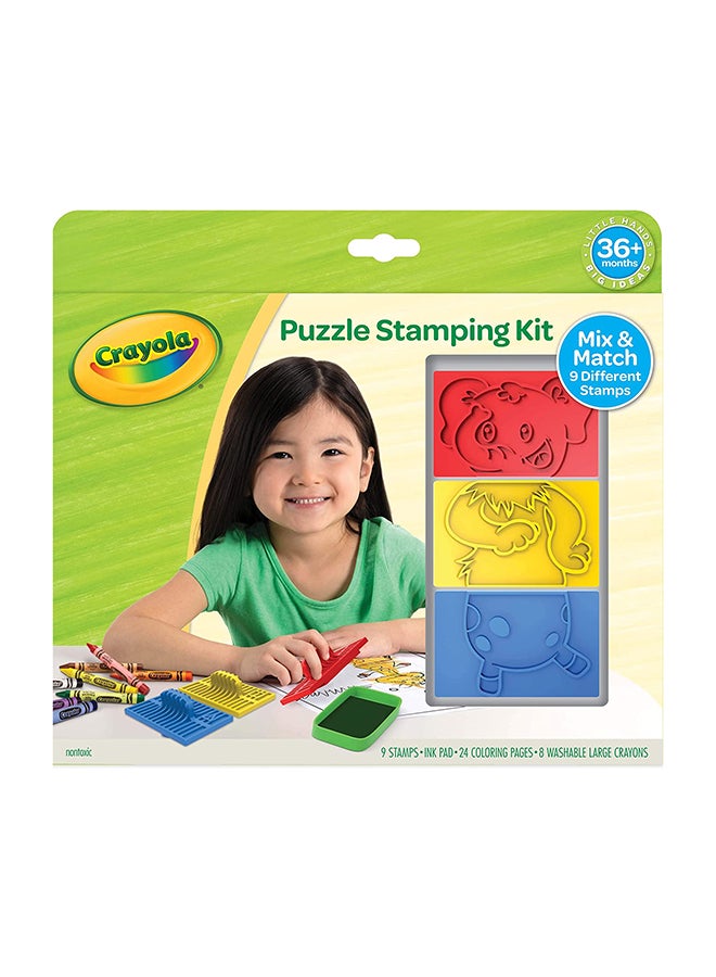 Crayola My First Puzzle Stampers, Stage 3 -Assorted, Multicolour, CY81-1466 Multicolour - Image 2