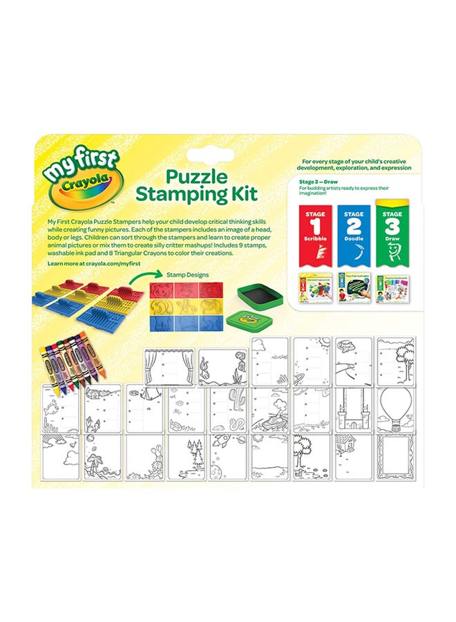 Crayola My First Puzzle Stampers, Stage 3 -Assorted, Multicolour, CY81-1466 Multicolour - Image 5