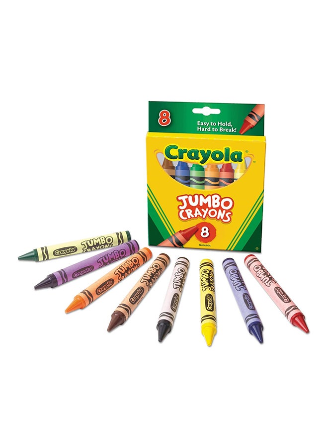 كرايولا مجموعة أقلام تلوين كبيرة من 8 قطع 11.43x7.14x1.91سم - Image 5