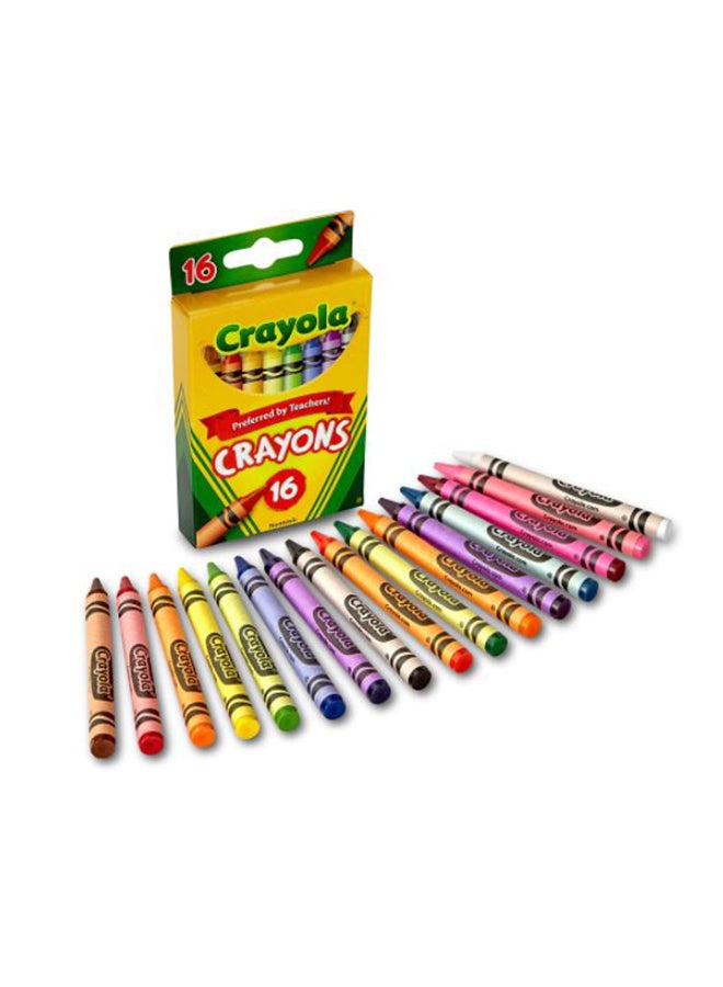Crayola 16 Piece Crayons 11.43x7.14x1.91cm - Image 3