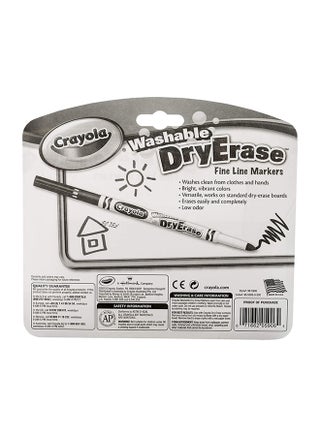 6 Count Dry-Erase Fine Line Washable Markers - view 3