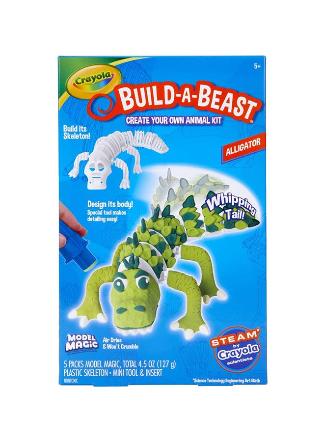 Crayola Build-A-Beast Alligator 27.31x19.69x0.66cm - Image 1