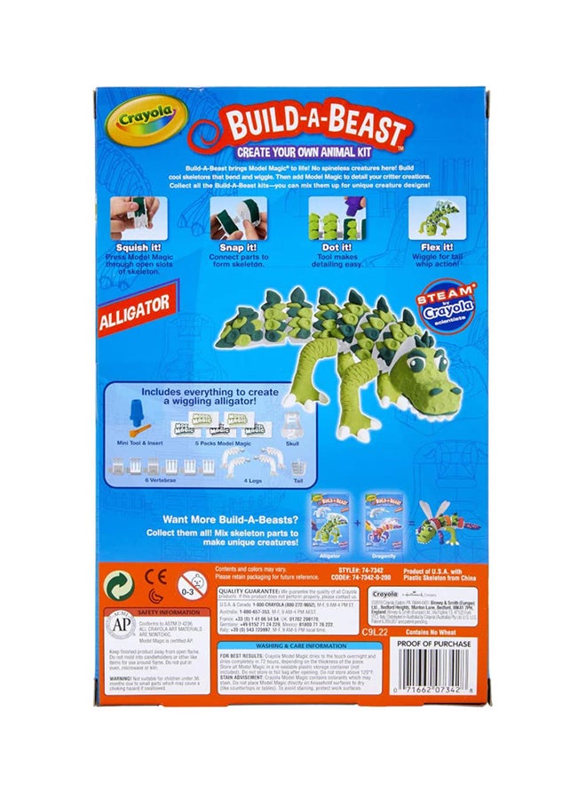 Crayola Build-A-Beast Alligator 27.31x19.69x0.66cm - Image 5