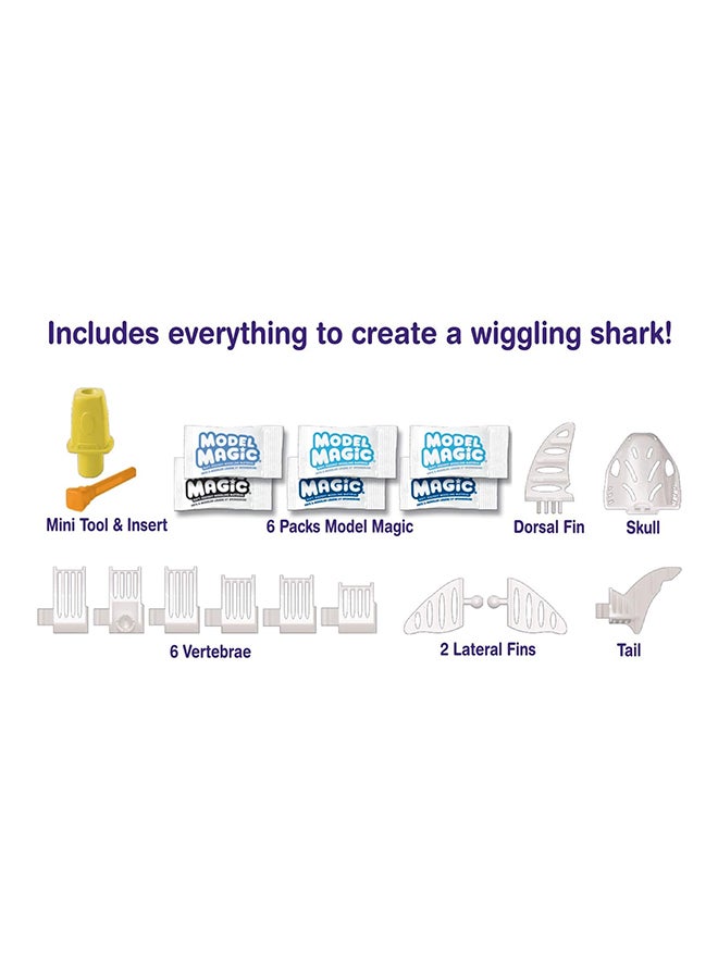 كرايولا لعبة بيلد أبيست بتصميم سمكة قرش 27.31x19.69x1.78سم - Image 3