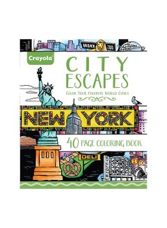 Adult Coloring, City Escapes Coloring Books 0.64 x 21.59 x 25.4cm