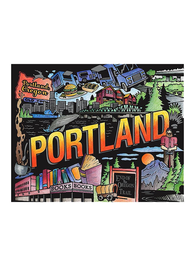 Crayola - Adult Coloring, City Escapes Coloring Books 0.64 x 21.59 x 25.4cm - Image 1