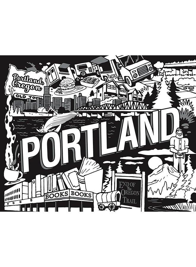 Crayola - Adult Coloring, City Escapes Coloring Books 0.64 x 21.59 x 25.4cm - Image 1