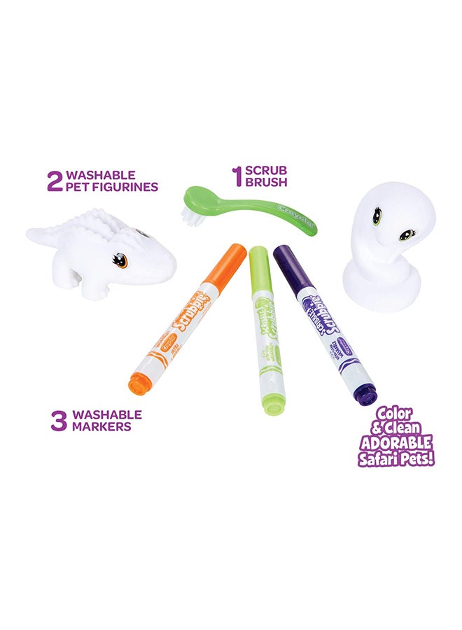 كرايولا 2 قطعة من سكريبل سكرابي سفاري، عبوة 1 (تمساح/كوبرا) - Image 2