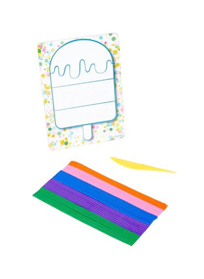 كرايولا لعبة معجون التشكيل بفن الخيوط بنمط آيس كريم 12*17سم - Image 4