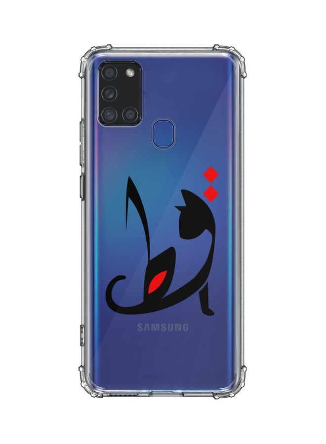Cat Protective Case Cover For Samsung Galaxy A21s Multicolour