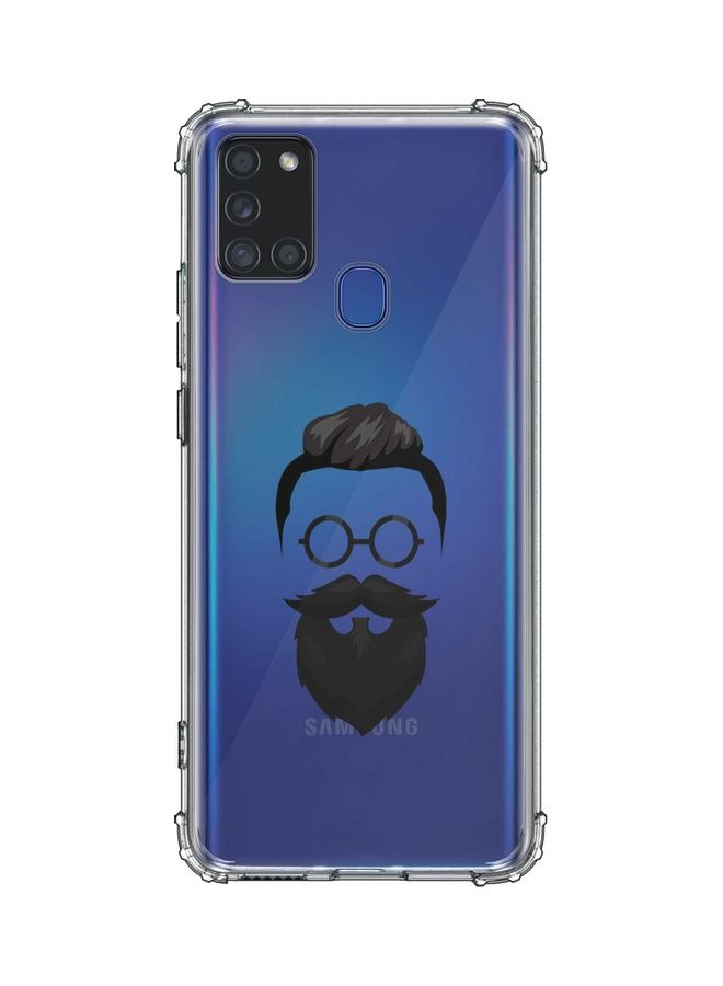 Stylizedd Protective Case Cover For Samsung Galaxy A21s Clear/Black