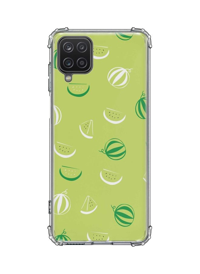 Classic Clear Series Case Cover For Samsung Galaxy A12 Watermelon Bits