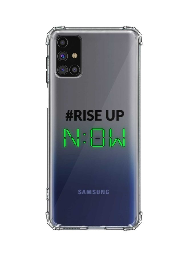 غطاء حماية لهاتف سامسونج جالاكسي M31 S شفاف