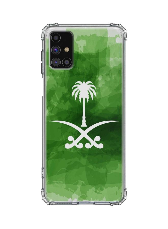 Stylizedd Saudi Emblem Protective Case Cover For Samsung Galaxy M31s Multicolour