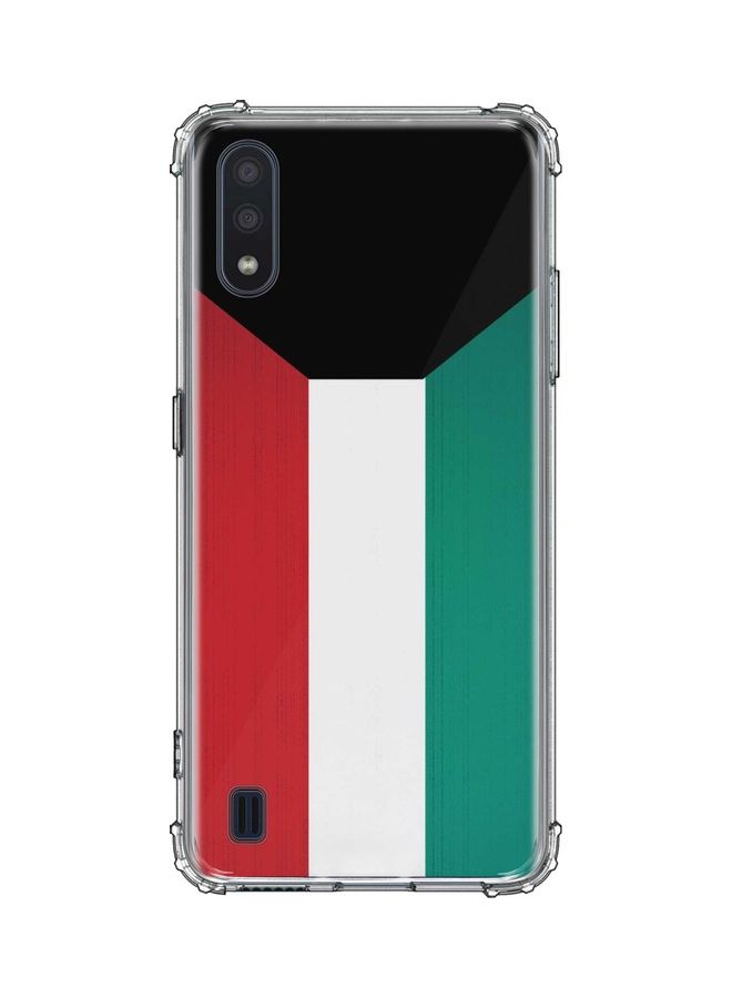 غطاء حماية واقِِ من سلسلة كلاسيك كلير لهاتف سامسونج جالاكسي M01 علم الكويت