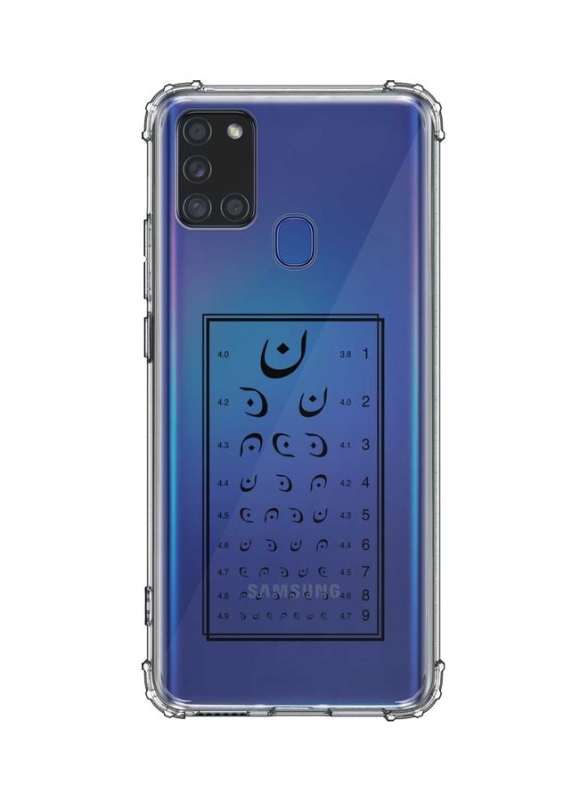 Eye Test Protective Case Cover For Samsung Galaxy A21s Multicolour