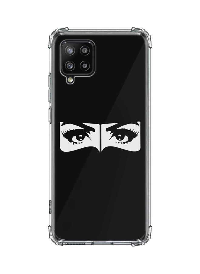 Stylizedd Protective Case Cover for Samsung Galaxy A42 Black/White