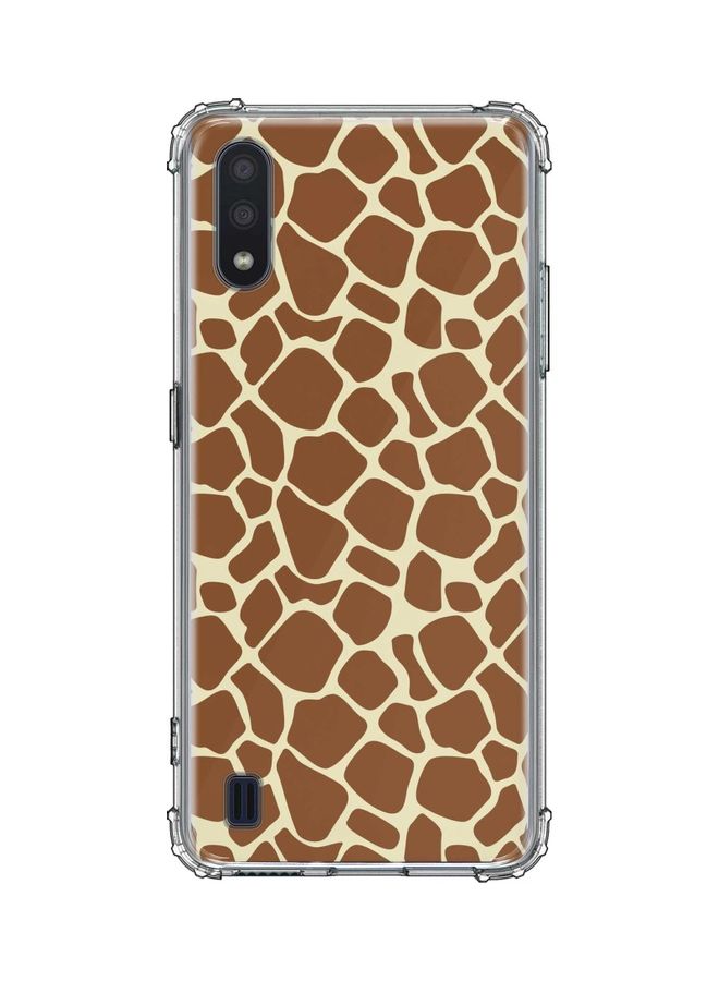 Somali Giraffe Skin Print Protective Case Cover For Samsung Galaxy M01 Multicolour