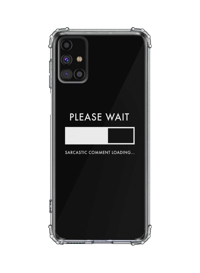 غطاء حماية واقٍ لهاتف سامسونج جالاكسي M31s أسود/ أبيض