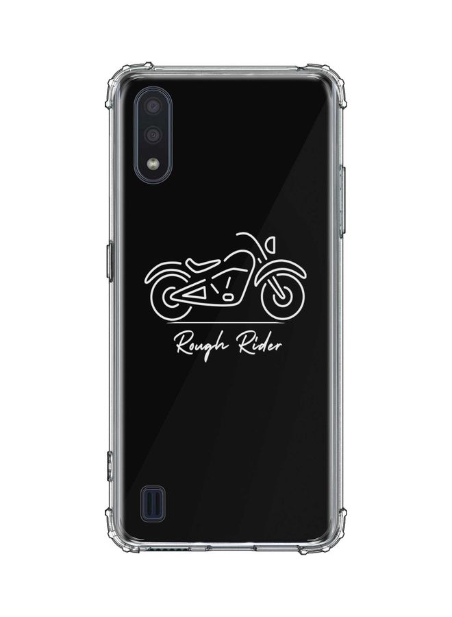 ستايلايزد غطاء حماية لهاتف سامسونج جالاكسي M01 أسود/ أبيض