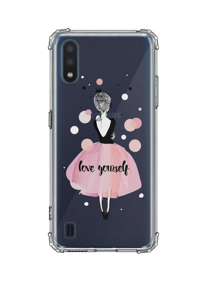 Stylizedd Protective Case Cover for Samsung Galaxy M01 - Love Yourself Multicolour 