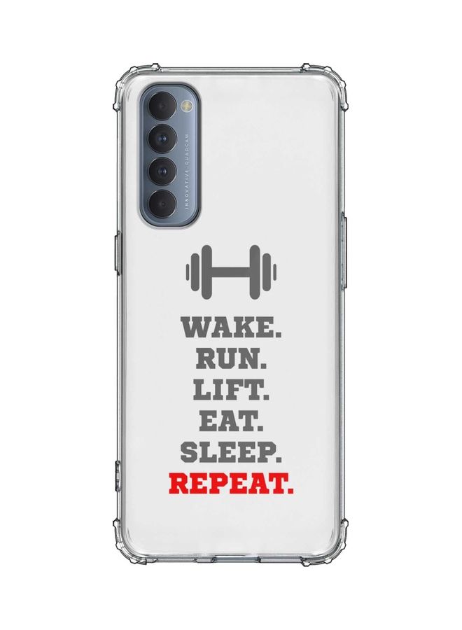 Stylizedd Routine Protective Case Cover For  Oppo Reno4 Pro 4G Multicolour