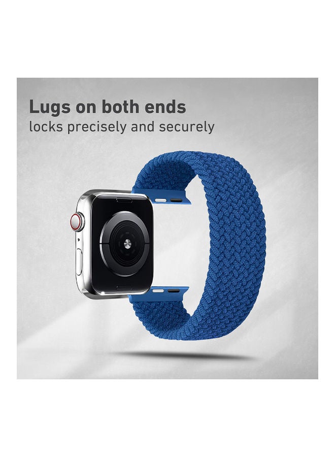 Replacement Band For Apple Watch 1/2/3/4/5/6/SE 38mm/40mm Blue