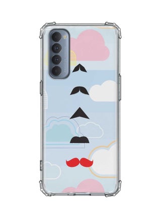 Classic Clear Series Another Level Of Tash Printed Soft TPU Thin Flexible Shockproof Protective Case Cover For oppo Reno 4 Pro 4G Multicolour - v1619967481/N47102410A_1
