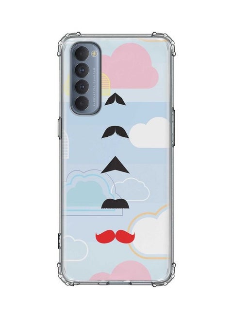 Classic Clear Series Another Level Of Tash Printed Soft TPU Thin Flexible Shockproof Protective Case Cover For oppo Reno 4 Pro 4G Multicolour