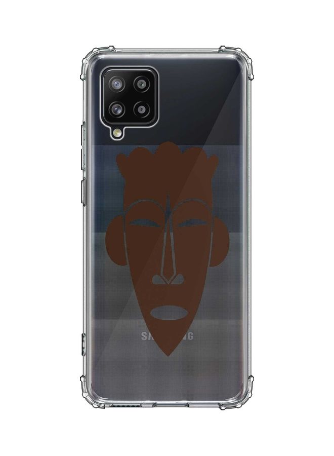Stylizedd Protective Case Cover For Samsung Galaxy A42 5G Clear/Brown 