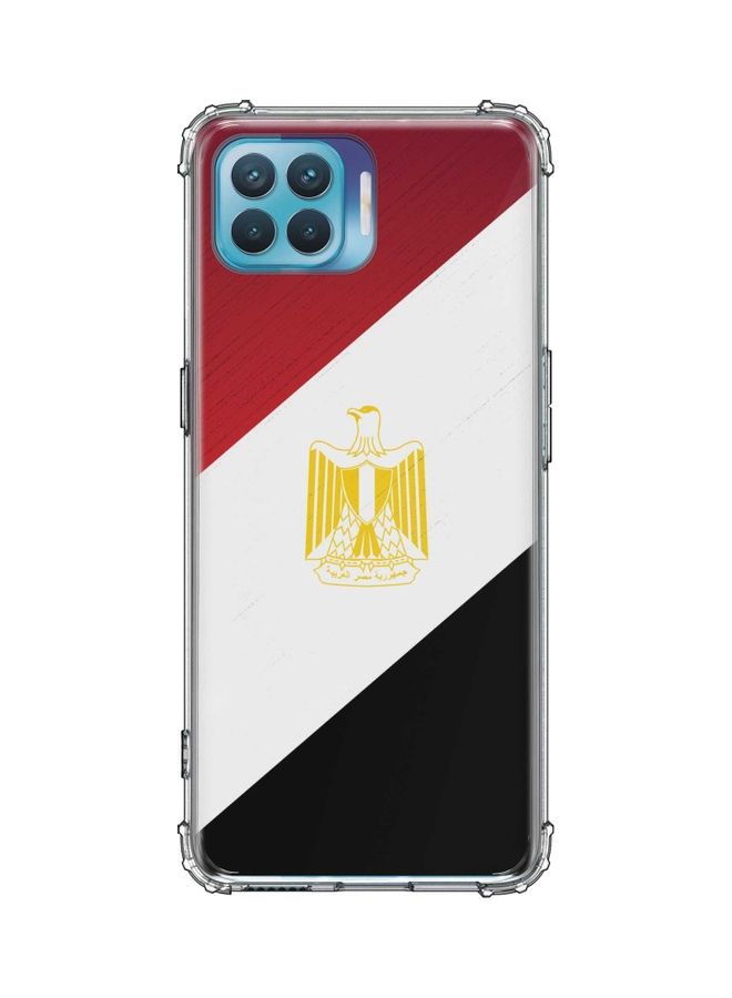 Stylizedd Classic Clear Case Cover For Oppo A93/F17 Pro/Reno4 Lite Flag Of Egypt 