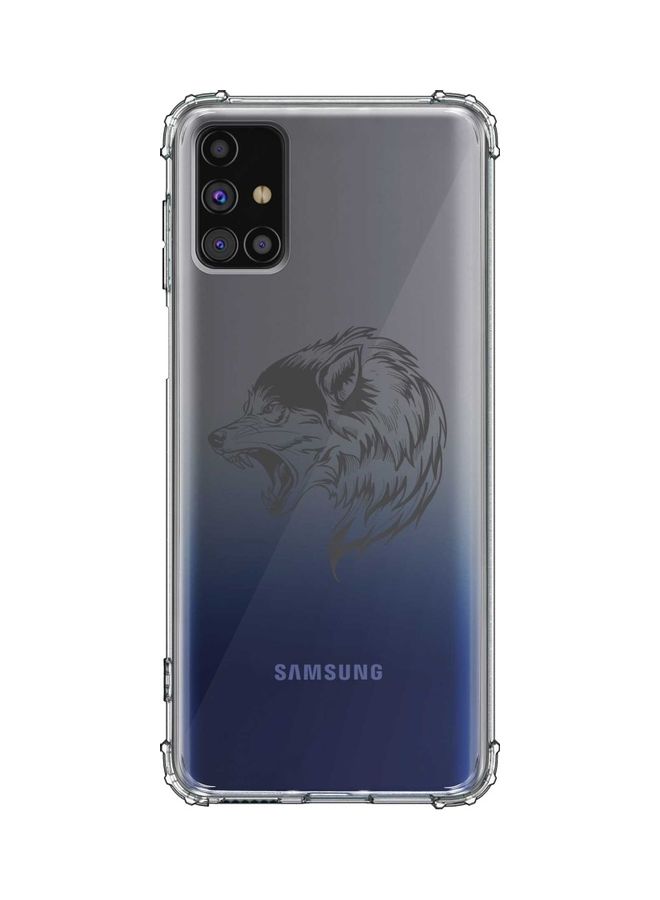Stylizedd Protective Case Cover for Samsung Galaxy M31s Transparent/Grey