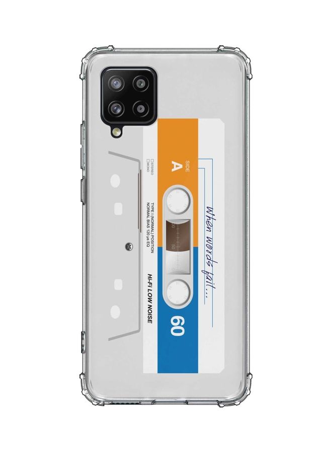 Protective Case Cover for Samsung Galaxy A42 5G - When Words Fail Multicolour