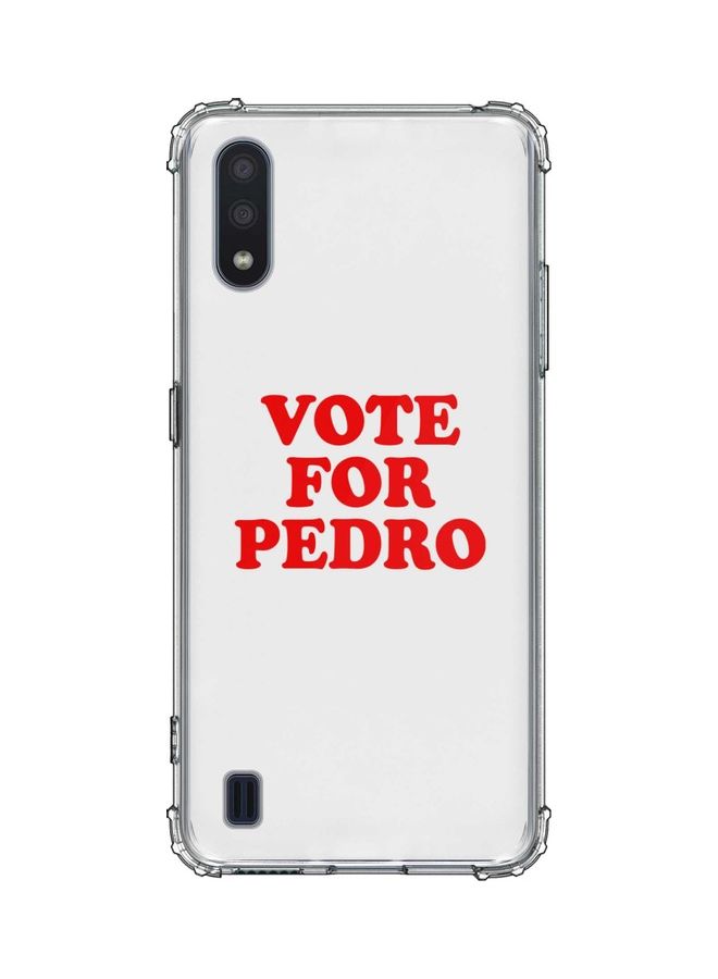 ستايلايزد غطاء حماية لهاتف سامسونج جالاكسي M01 أبيض