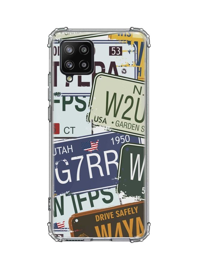 Classic Clear Protective Case Cover For Samsung Galaxy A42 5G Number Plates