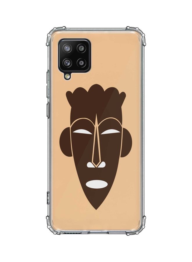 Stylizedd Protective Case Cover For Samsung Galaxy A42 5G Beige/Brown