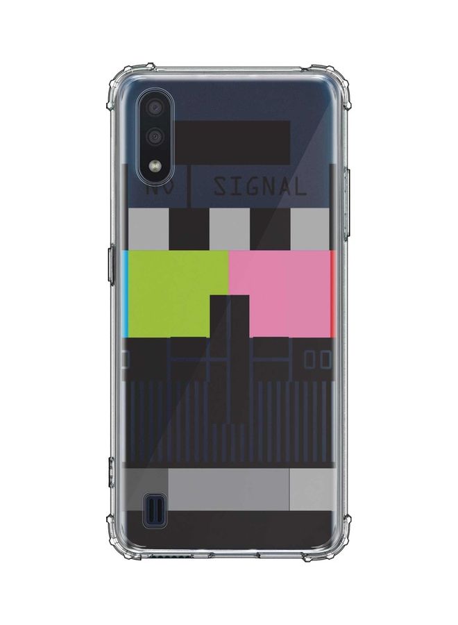 Stylizedd Classic Clear Protective Case Cover For Samsung Galaxy M01 No Signal TV